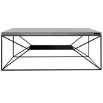 FARO Beton Couchtisch mit Möbelregal aus BETON cire