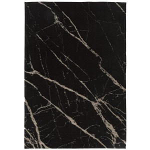 Teppich PIETRA BLACK schwarz 160x230 200x300 für Wohnzimmer Schlafzimmer Zimmer