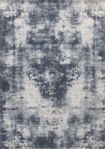 Teppich ANTIQUE INK Vintage-Stil Retro für Wohnzimmer