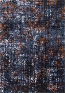 Teppich FLAME RUSTY BLUE für Wohnzimmer Schlafzimmer 160x230