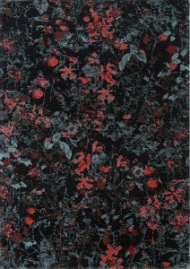 Teppich SECRET BLACK schwarz elegant modern für Wohnzimmer