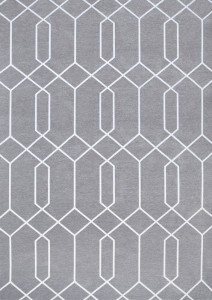 Teppich MAROC GRAY skandinavischen Stil für Wohnzimmer