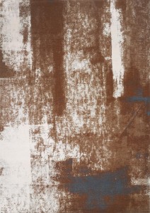 Teppich RUST GREY modern für Schlafzimmer