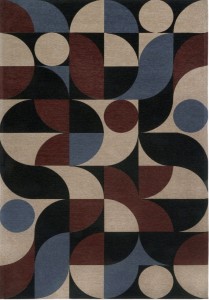 Teppich DECO BLUE COPPER für Wohnzimmer 160x230 200x300