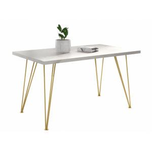 Tulpen-Klapptisch für Esszimmer-Wohnzimmer 120x80 140x80 160x90 Glamour
