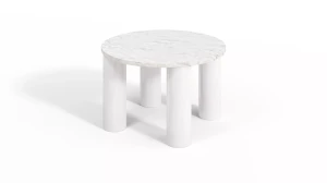 Mao Couchtisch Runde Marmor Stein Countertop-Art Glamour Loft