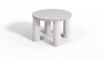 Mao-Couchtisch mit runder konkreter Countertop-Mikrozement-Architekturmetallgestell
