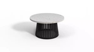 Runder Couchtisch Anzio moderne Architekturbetonmöbel mikrocementu
