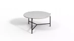 Runder Couchtisch Aversa modern für Wohnzimmer-Möbel-Mikrozement