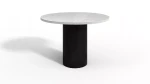 Runder Tisch ASTI Mikrozement Countertop architektonischer Betonboden minimalistisch