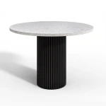 Runder Tisch Oreo-Beton-Architektur-Mikrozement für Loft-Art