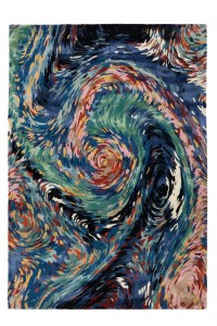 Teppich FLORES BLUE 160x230 farbig