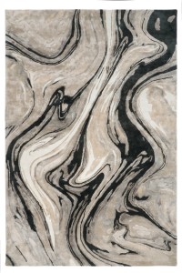 Teppich BLUR BLACK 160x230 modern