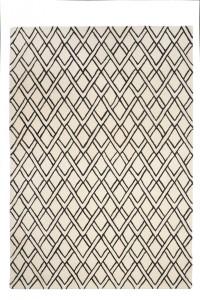 Teppich BROOKLYN BLACK 160x230 für Wohnzimmer