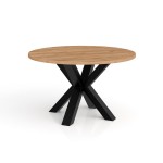 Runder Couchtisch für das Wohnzimmer Norway fi 58, 75, 90 cm in den Farben: Gold Craft Oak, Lancelot, Cashmere und weitere