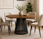 Runder Couchtisch für das Wohnzimmer Norway fi 58, 75, 90 cm in den Farben: Gold Craft Oak, Lancelot, Cashmere und weitere (1) (1) (1)