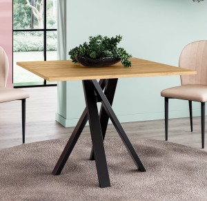 Quadratischer Couchtisch für das Wohnzimmer Norway 60x60, 80x80, 90x90cm in den Farben Golden Craft Oak, Hickory, Cashmere und weiteren (1)